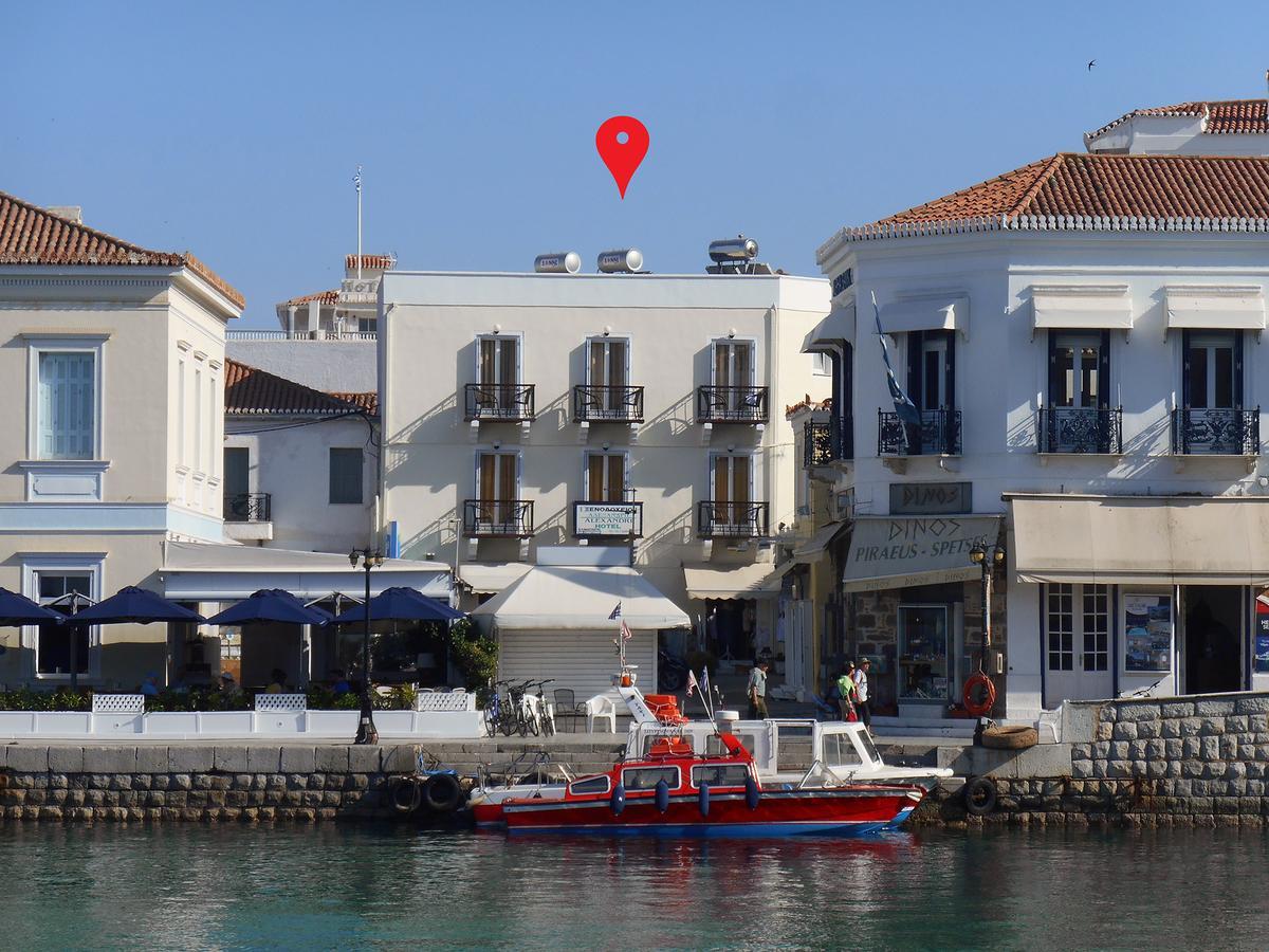 Alexandris Hotel Spétses Eksteriør billede